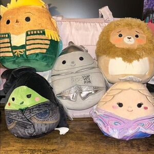 Set of 5 Wicked Character Squishmallows